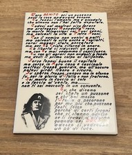 Genuine Italian Tile About Mussolini