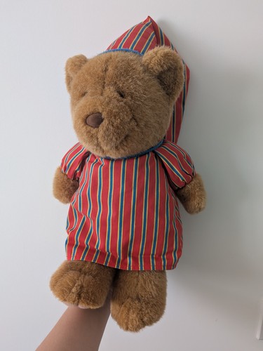 Avon sleepy sherman teddy bear - sherman,