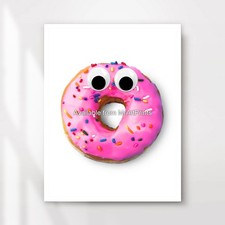 PINK DONUT Cute Kitchen Art