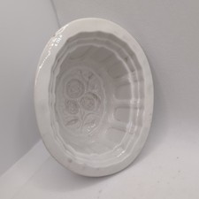 rose shaped jelly Victorian ceramic mould gelatin blancmange mold