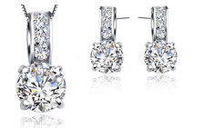 925 Sterling Silver CZ Bridal