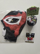 Danhausen AEW Lucha Mask Brawler Ballz Pin Pro Wrestling Crate Exclusive New 