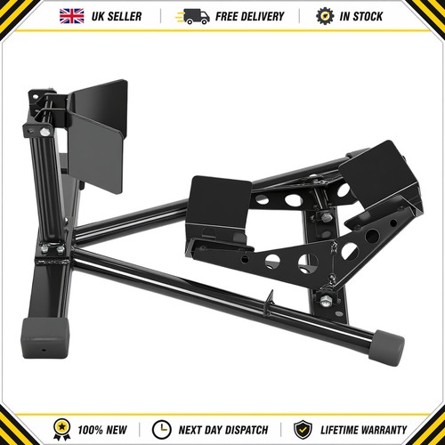 Motorcycle front wheel chock - front,