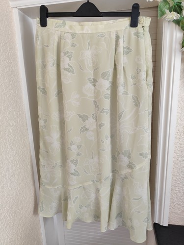 Jacques vert floral midi skirt - jacques,