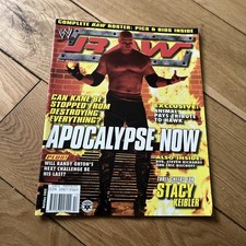 WWF WWE Magazine Kane holiday 2003 wrestlemania 9 posters 