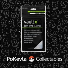 Vault X Soft Card Sleeves  | 200 Pack | Pokémon | One Piece | MTG | Topps