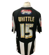 2007 2008 Grimsby Town Whittle Match Worn Home Football Shirt Club COA Adults XL