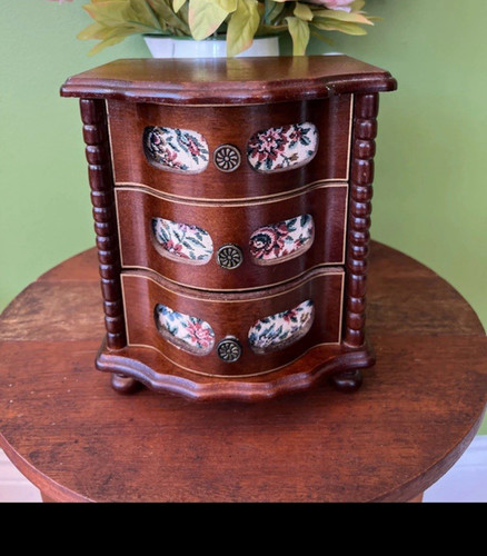 Vintage wooden drawer - wooden, 3-drawer