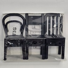 IKEA Fjantig 3-Pack Key Holder Organizer Deco Chair Wall Hooks Black