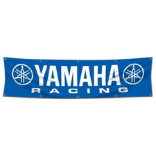 Flag Yamaha Banner Motorcycle Racing Garage Man Cave 2x8ft Ft 3'X5' Bike Moto Gp