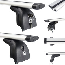 Roof Rack Cross Bars for Opel/Vauxhall Vectra C Hatchback 02-08 ALU