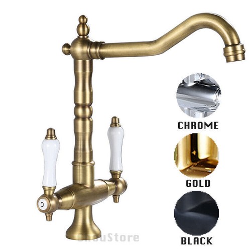 Vintage double handle sink - double,