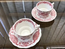 Ridgway Staffordshire England ‘Windsor’ Pair of Tea cup & saucers / RARE SECOND