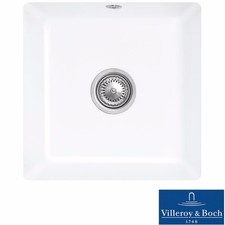 Villeroy & Boch Subway 50 SU 1.0 Bowl White Ceramic Kitchen Sink - NO WASTE