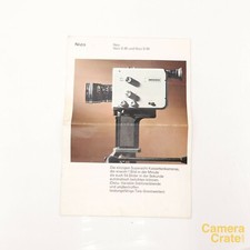 Braun Nizo S80 S56 German Super 8 Cine Film Camera Brochure Guide OT-2278