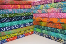 Bali Batik 100% Cotton Fabric Quilting, Dressmaking Craft, Summer Dress Material