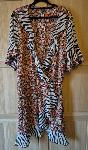 Shein wrap round dress - wrap,