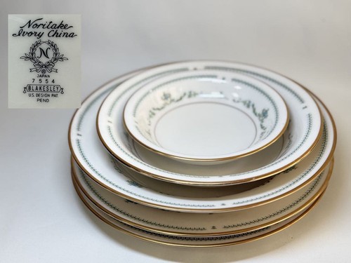Noritake laurel 7554 dinner - noritake,