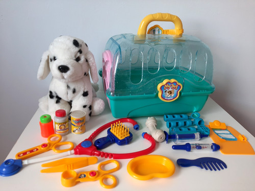 Pet vet centre dog - my, plush