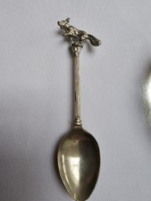 Pewter Collectable Spoon With Fox WAPW