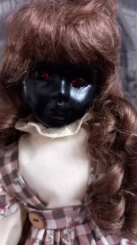 Ooak gothic horror doll creepy - doll,