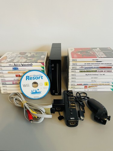 Black nintendo wii - black, 20