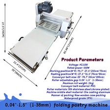 110V Commercial Dough Sheeter