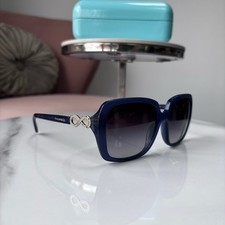 Tiffany & Co. TF 4110B Navy Infinity Square Butterfly Women’s Sunglasses