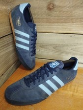 Adidas Bamba Suede Navy Blue / Argentina Blue Men's Trainers UK 10 Casuals Retro