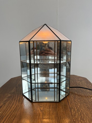 Vintage glass metal small 3 - vintage, &
