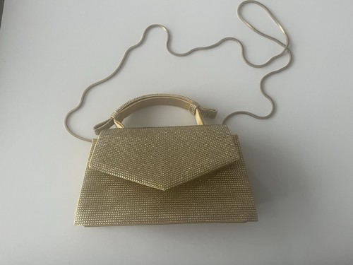 Zara gold rhinestone - gold, mini