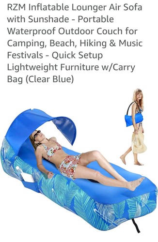 Inflatable lounger air - inflatable,