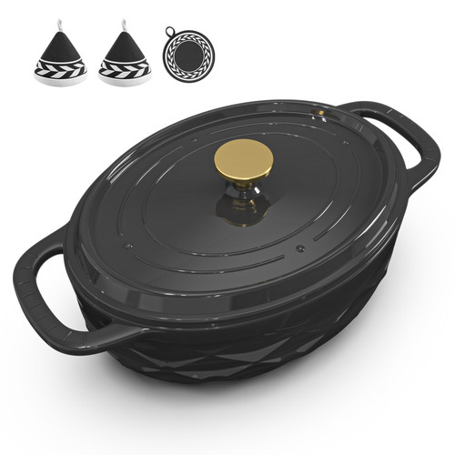 Oval enameled cast - 7.5,