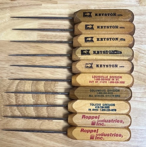 Lot vintage wood handle - lot,