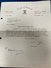 PRESTWICK AYRSHIRE  KA9 VINTAGE PAPERWORK     TOWN BURGH