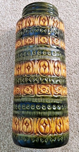 West germany textured ceramic - textured,