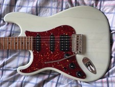 Suhr Limited Edition Classic S Paulownia Trans Sonic Blue HSS Left Handed