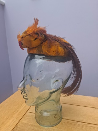 Vintage 1950s feather figural