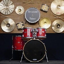 Yamaha Beech Custom Drum Kit