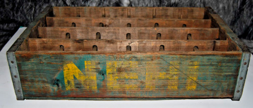 Vintage nehi soda - soda, wood