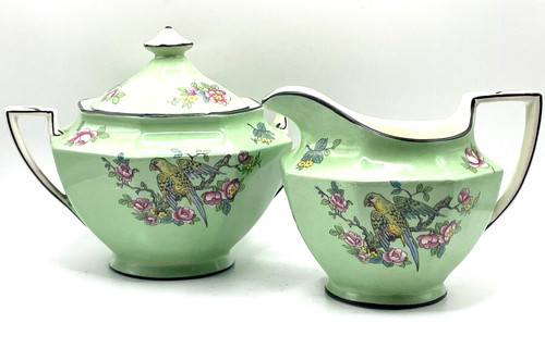Rare crown ducal ware green - rare,