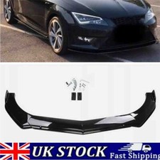 For SEAT LEON MK3 CUPRA/FR 2012-2016 Gloss Front Bumper Lip Splitter Spoiler Kit