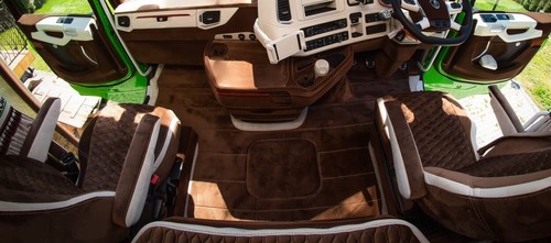 Eco leather floor - leather,