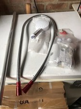 traditional Home Bathroom shower riser Hose kit