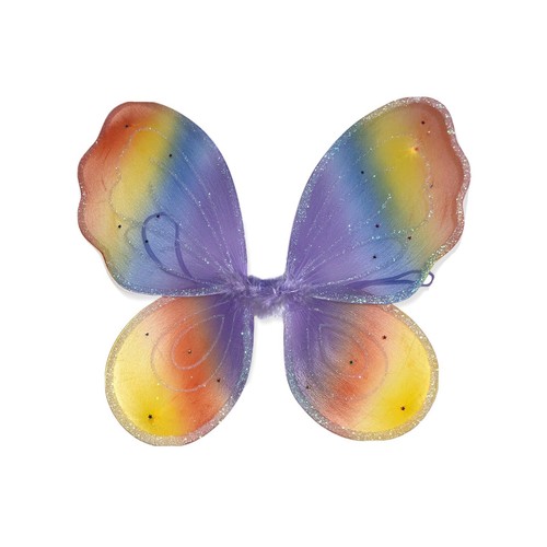 Rainbow glitter fairy wings - fairy,