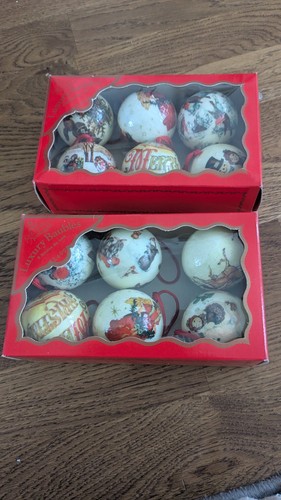 Vintage christmas tree baubles - christmas,