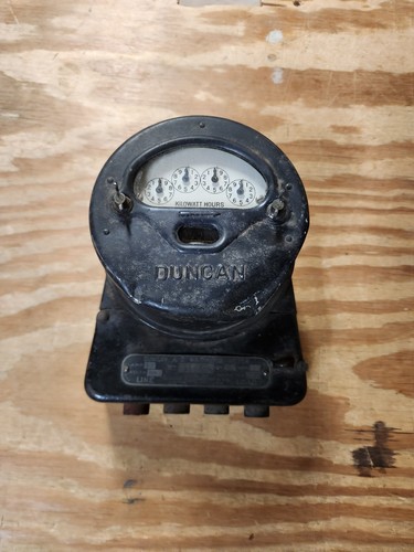 Vintage duncan watthour - duncan, ac