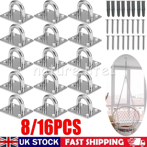 16pcs eye plate with ring - plate,