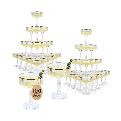 100 pack champagne tower - 100,