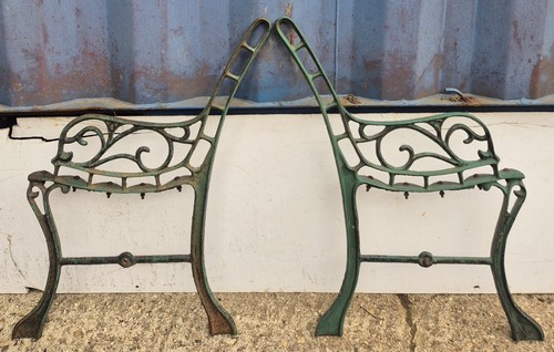 Cast iron pair - bench, table